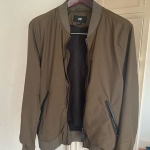 H&M Olive Bomber